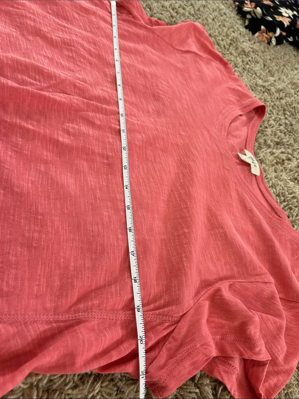 Style & Co. Pink Flared Short-Sleeve Tee - Picture 3 of 5